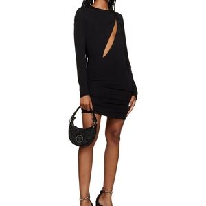 Versace Black Long Sleeve Dress